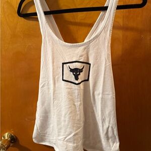 Under Armour project rock White Tank Top